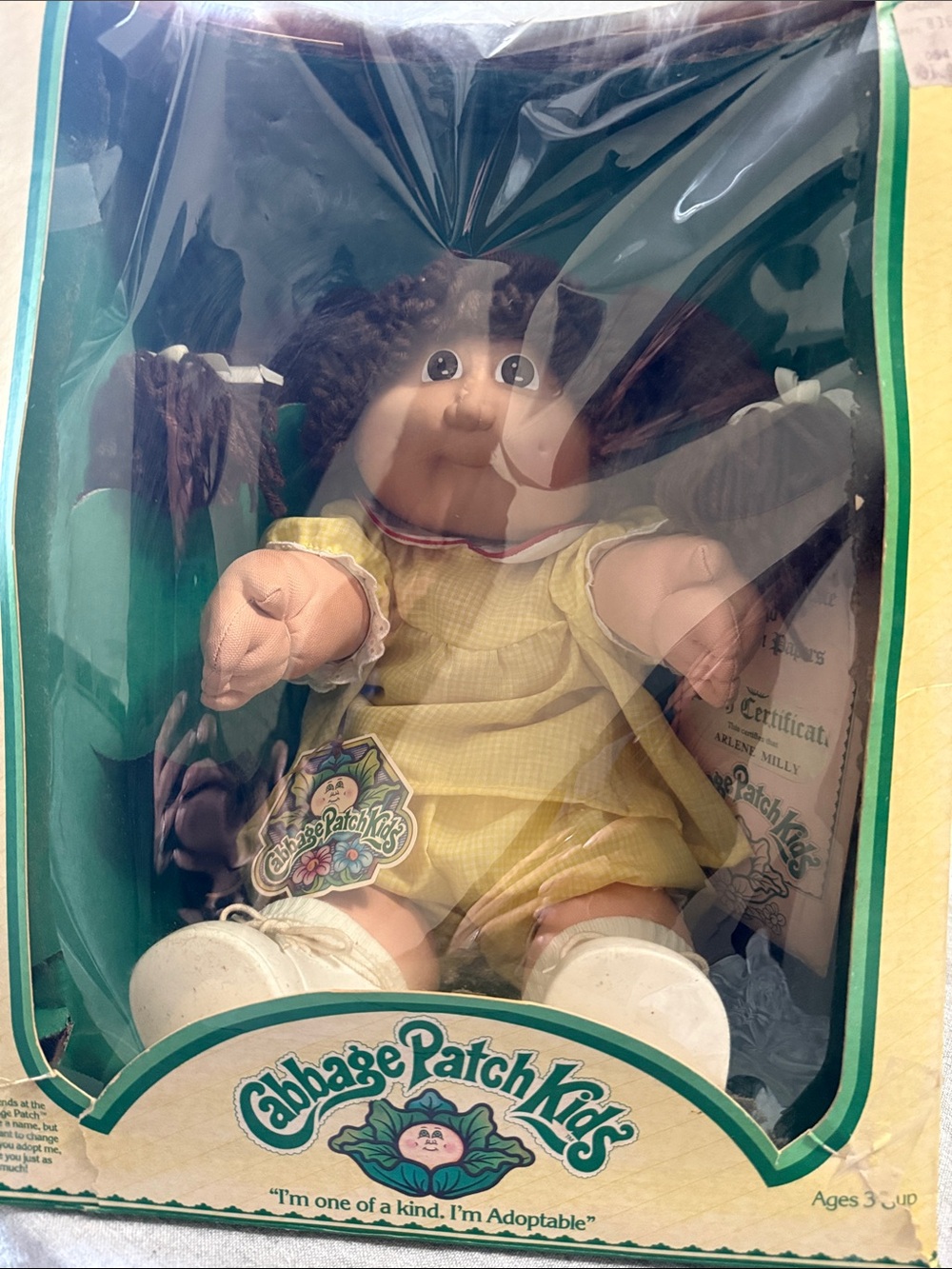 Cabbage Patch Kids Doll in Yellow Outfit - Cabbage Patch